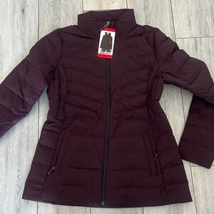 32 Degrees Women's Dark Purple Puffer Jacket